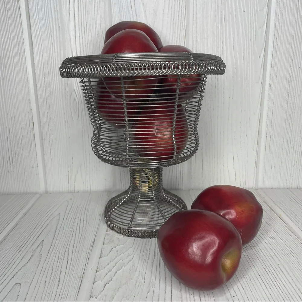 Realistic Faux Artificial Red Delicious Apples Set of 7